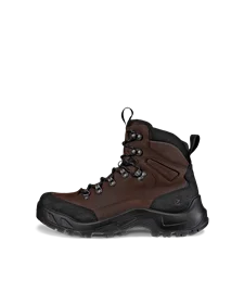 Men's ECCO® Offroad Nubuck Waterproof Mid-Cut Outdoor Boot - Brown - O