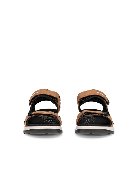 Women's ECCO® Offroad Nubuck Hiking Sandal - Brown - Front_Pair