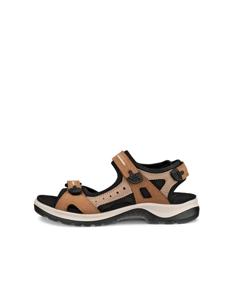 Women's ECCO® Offroad Nubuck Hiking Sandal - Brown - O