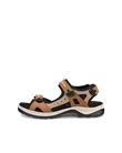 Women's ECCO® Offroad Nubuck Hiking Sandal - Brown - O