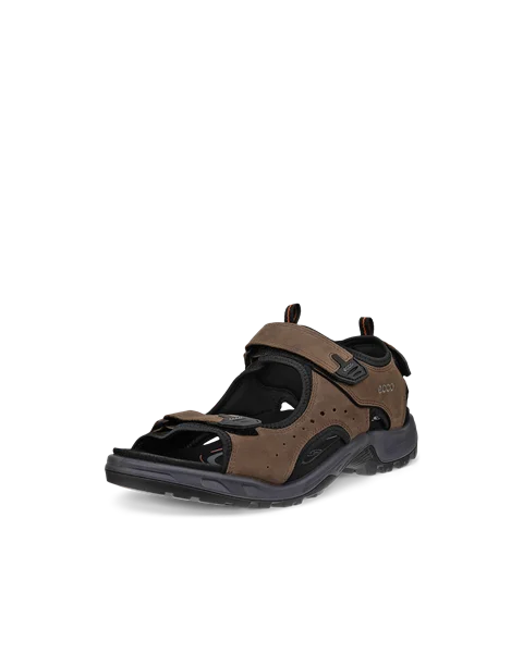 Men's ECCO® Offroad Andes II Nubuck Hiking Sandal - Brown - M