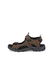 Men's ECCO® Offroad Andes II Nubuck Hiking Sandal - Brown - O
