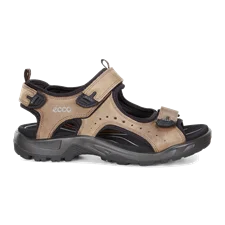 ECCO® Offroad Andes II sandale de marche en nubuck pour homme - Marron - Outside