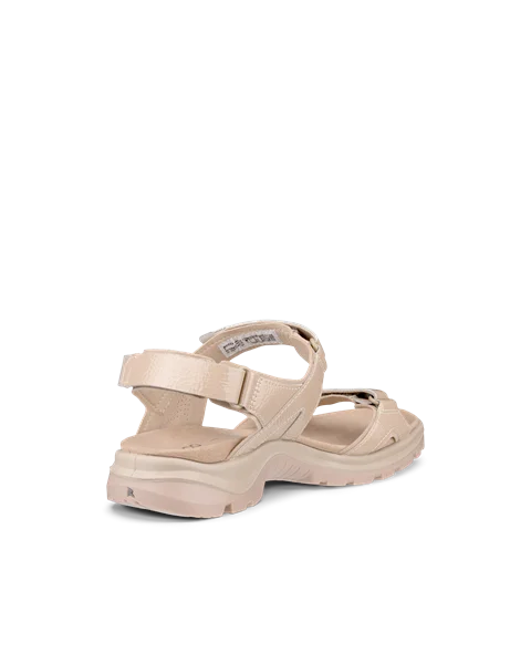 ECCO® Offroad sandale de marche en cuir pour femme - Beige - B