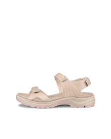 ECCO® Offroad sandale de marche en cuir pour femme - Beige - O