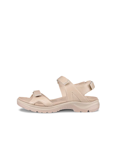 ECCO® Offroad sandale de marche en cuir pour femme - Beige - O