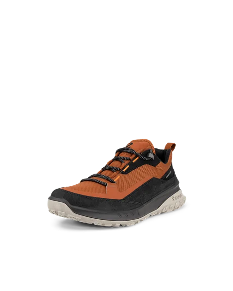 Męskie wodoodporne buty trekkingowe z nubuku ECCO® ULT-TRN Low - Brązowy - M