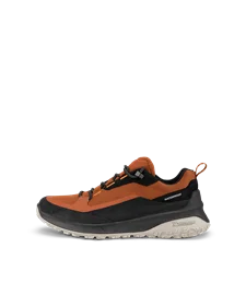 Men's ECCO® ULT-TRN Low Nubuck Waterproof Hiking Shoe - Brown - O