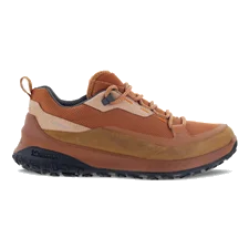 Damskie wodoodporne buty trekkingowe z nubuku ECCO® ULT-TRN Low - Pomarańczowy - Outside