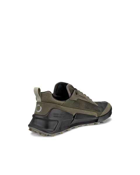 Męskie nubukowe wodoodporne buty trekingowe ECCO® Biom 2.1 X Mountain - Zielony - B