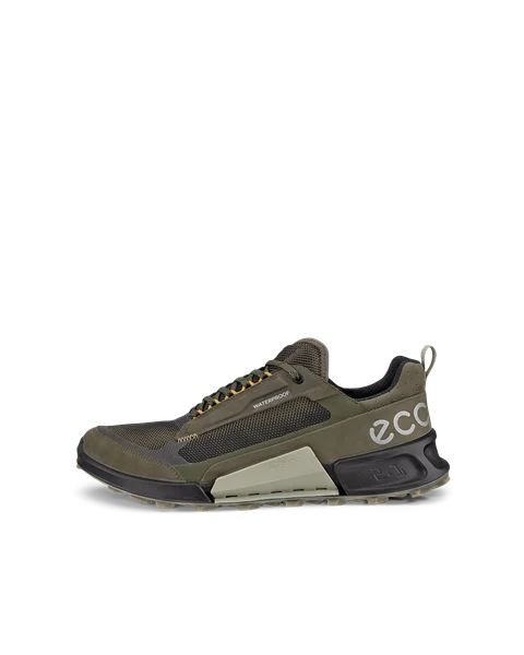 Męskie nubukowe wodoodporne buty trekingowe ECCO® Biom 2.1 X Mountain - Zielony - O