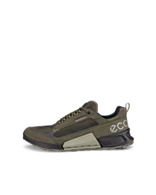 Moški vodoodporni športni čevlji iz nubuk usnja ECCO® Biom 2.1 X Mountain - Zelena - O