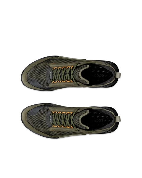 ECCO® Biom 2.1 X Mountain Herren Wasserdichter Wanderschuh aus Nubukleder - Grün - Top_Left_Pair