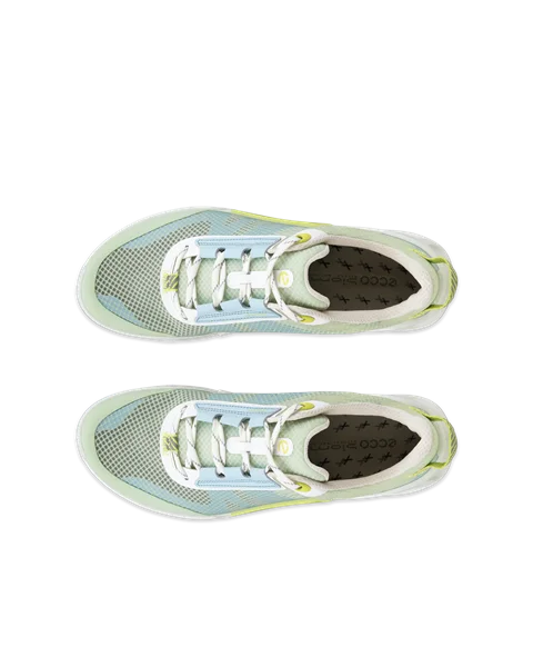 Women's ECCO® Biom 2.1 X Mountain Textile Hiking Trainer - Green - Top_Left_Pair