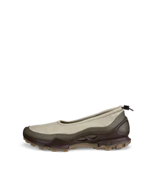 Damskie wsuwane buty ze skóry ECCO® Biom C-Trail - Zielony - O