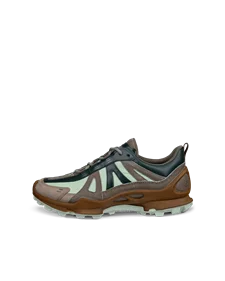 Women's ECCO® BIOM C-Trail Leather Outdoor Trainer - Green - O
