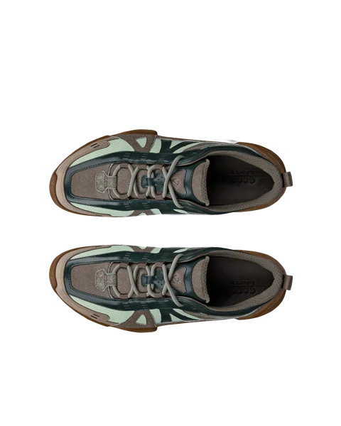 ECCO® BIOM C-Trail Damen Outdoor-Schuhe aus Leder - Grün - Top_Left_Pair