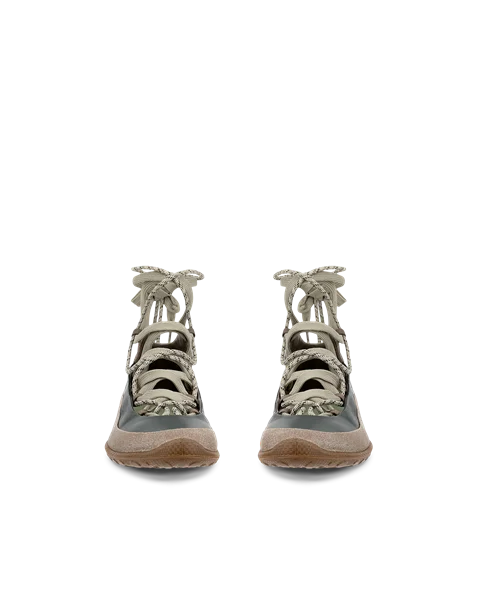 Dámske outdoorové vysoké tenisky ECCO® BIOM Lite - Zelená - Front_Pair