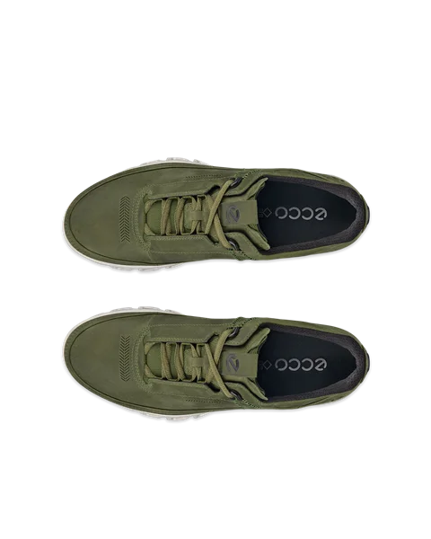 ECCO® Multi-Vent Gore-Tex sko i nubuck til herrer - Grøn - Top_Left_Pair