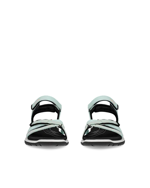 ECCO® Offroad Roam Damen Nubuksandale mit zwei Riemen - Grün - Front_Pair