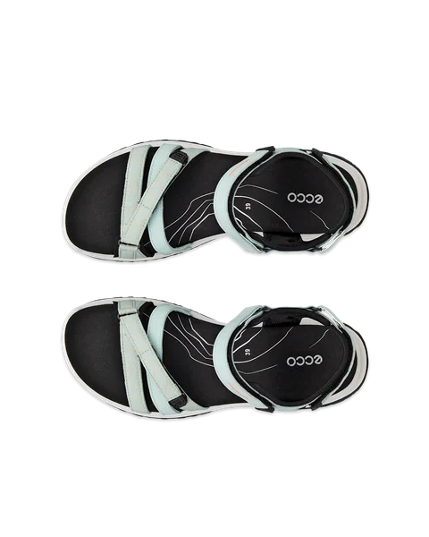 ECCO® Offroad Roam Damen Nubuksandale mit zwei Riemen - Grün - Top_Left_Pair