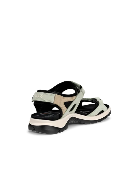 Ženski pohodniški sandal iz nubuka ECCO® Offroad - Zelena - B