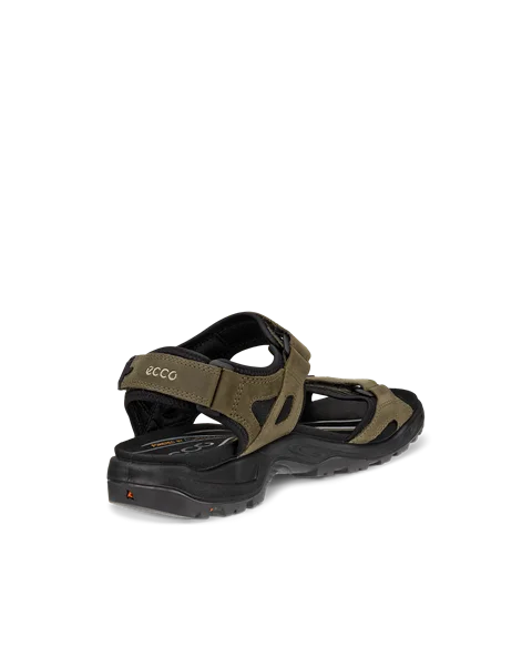 Moški pohodniški sandal iz nubuka ECCO® Offroad - Zelena - B