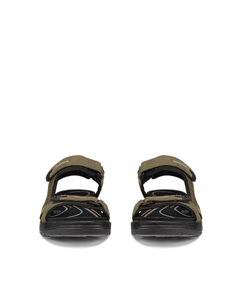 ECCO® Offroad sandale de marche en nubuck  pour homme - Vert - Front_Pair