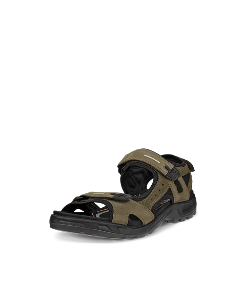 Moški pohodniški sandal iz nubuka ECCO® Offroad - Zelena - M