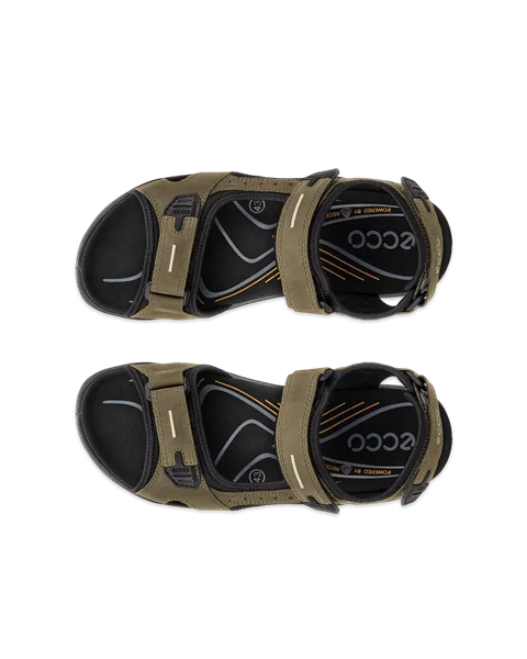 ECCO® Offroad sandale de marche en nubuck  pour homme - Vert - Top_Left_Pair