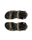 ECCO® Offroad sandale de marche en nubuck  pour homme - Vert - Top_Left_Pair