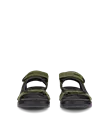 ECCO® Offroad Herren Trekkingsandale aus Nubukleder - Grün - Front_Pair