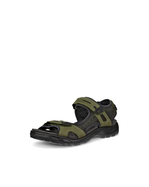 ECCO® Offroad Herren Trekkingsandale aus Nubukleder - Grün - M