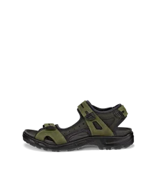 ECCO® Offroad Herren Trekkingsandale aus Nubukleder - Grün - O