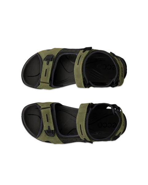 ECCO® Offroad Herren Trekkingsandale aus Nubukleder - Grün - Top_Left_Pair