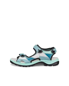ECCO® Offroad Damen Trekkingsandale aus Nubukleder - Grün - O
