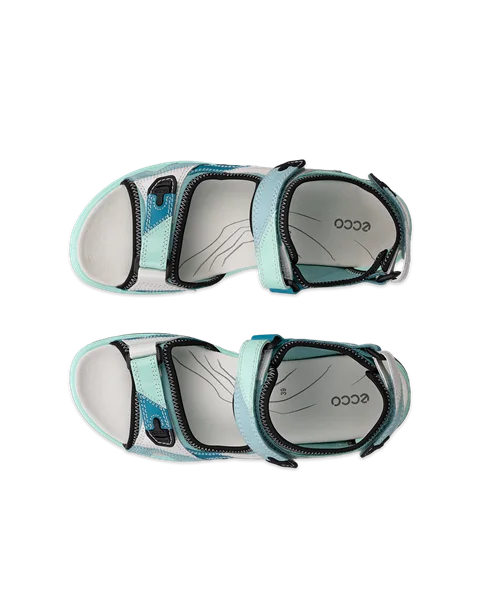 Sandálias exterior nobuck mulher ECCO® Offroad - Verde - Top_Left_Pair