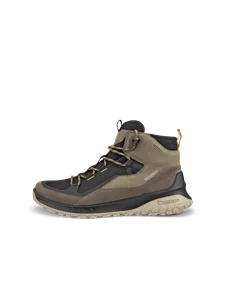 Men's ECCO® Ult-Trn Nubuck Waterproof Hiking Boot - Green - O