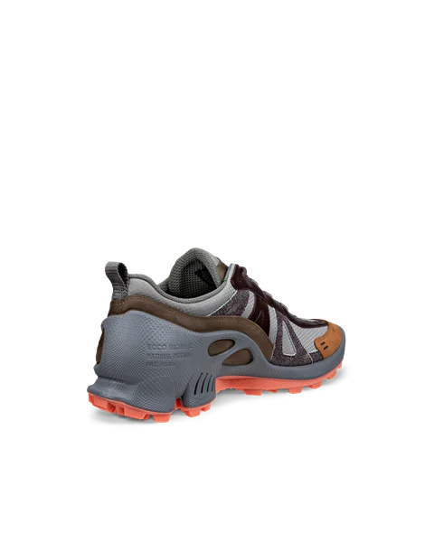 Męskie skórzane buty outdoorowe ECCO® BIOM C-Trail - Szary - B