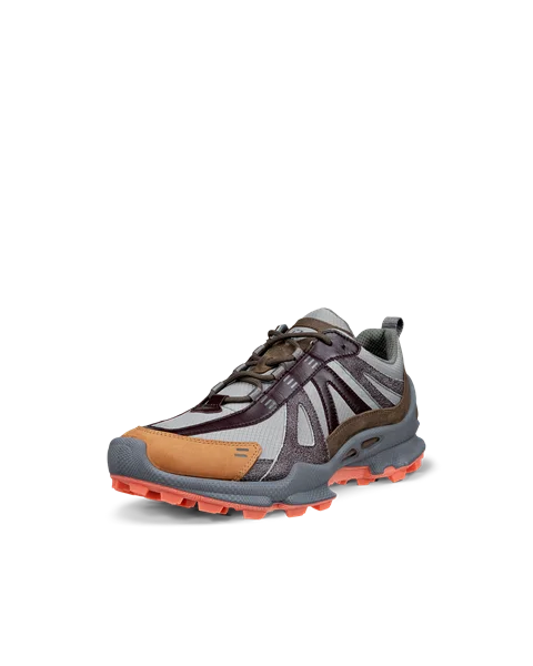 Męskie skórzane buty outdoorowe ECCO® BIOM C-Trail - Szary - M