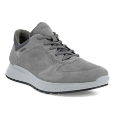 Pánské nubukové outdoorové Gore-Tex tenisky ECCO® Exostride - Šedá - Main