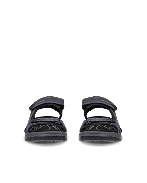 Men's ECCO® Offroad Nubuck Hiking Sandal - Grey - Front_Pair