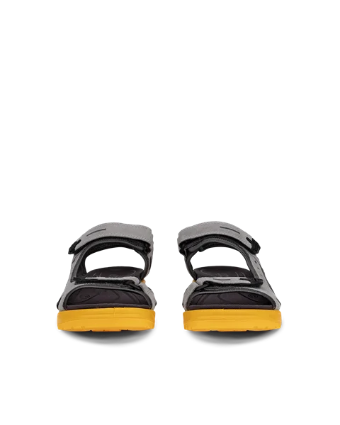 Sandálias exterior nobuck homem ECCO® Offroad - Cinzento  - Front_Pair