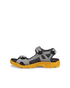 ECCO® Offroad Herren Trekkingsandale aus Nubukleder - Grau - O