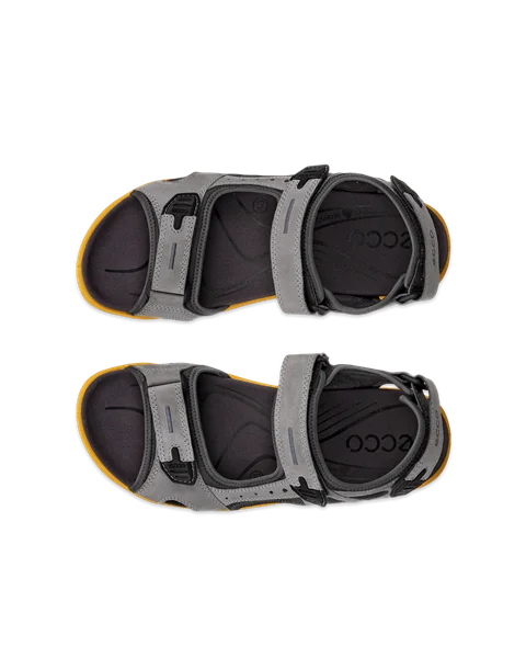 Sandálias exterior nobuck homem ECCO® Offroad - Cinzento  - Top_Left_Pair