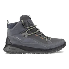Męskie nubukowe wodoodporne buty trekkingowe ECCO® ULT-TRN Mid - Szary - Outside