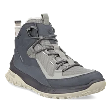 Women's ECCO® Ult-Trn Nubuck Waterproof Hiking Boot - Grey - Main