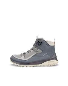 ECCO® Ult-Trn støvler i vandtæt nubuck med snørebånd til damer - Grå - O