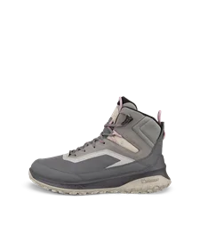 Women's ECCO® ULT-TRN Nubuck Waterproof Hiking Boot - Grey - O