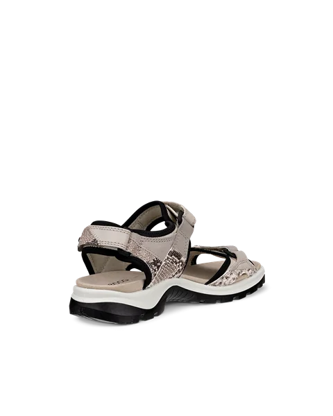 Sandálias exterior couro mulher ECCO® Offroad - Multicor - B